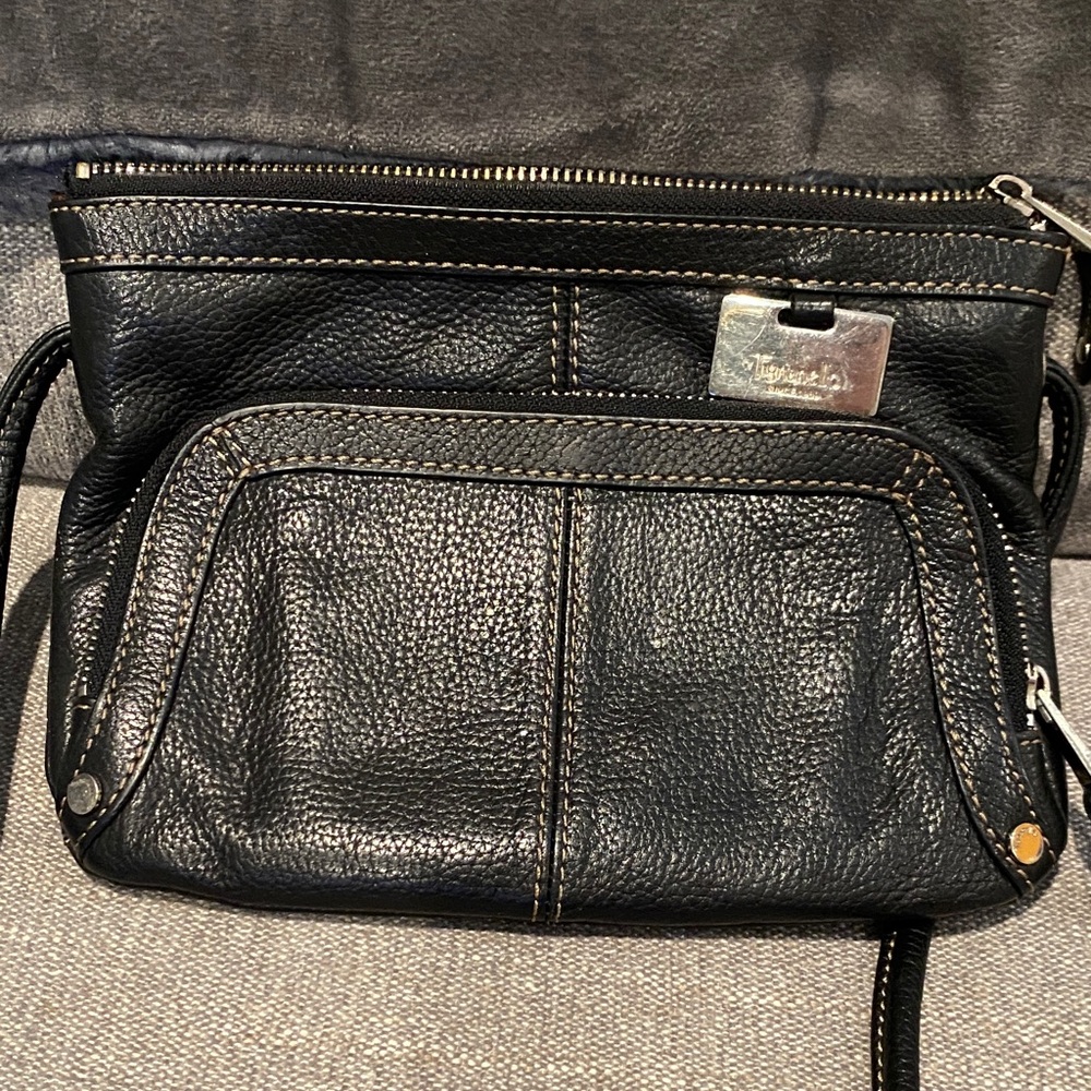 Tignanello Black Crossbody Bag
